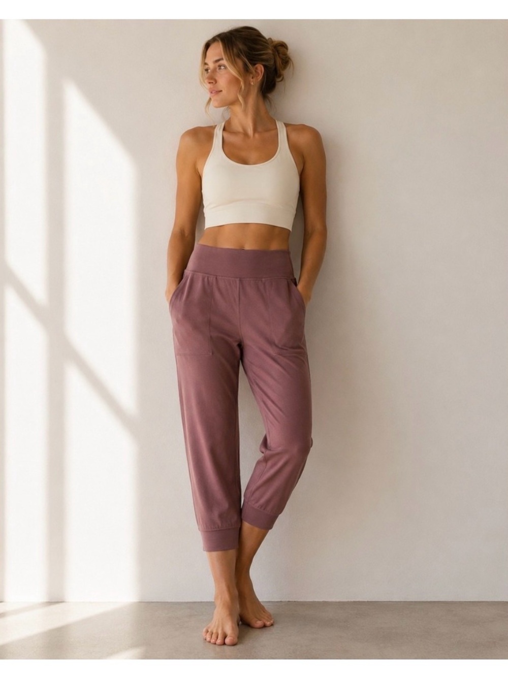 nwot Lululemon align jogger Antique bark 23” 6